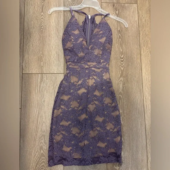 Dresses | Purple Sparkly Dress | Poshmark